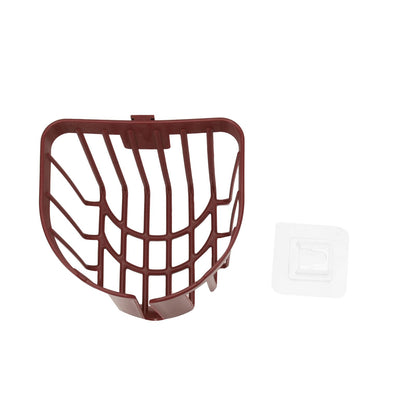 5pcs Hollow Tissue Box Holder Wall Mounted Adhesive Hanging Tissue Roll for Bathroom KitchenBrown V1294-YM0523-3115210196912