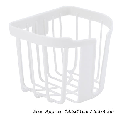 5pcs Hollow Tissue Box Holder Wall Mounted Adhesive Hanging Tissue Roll for Bathroom KitchenWhite V1294-YM0523-3115210196914
