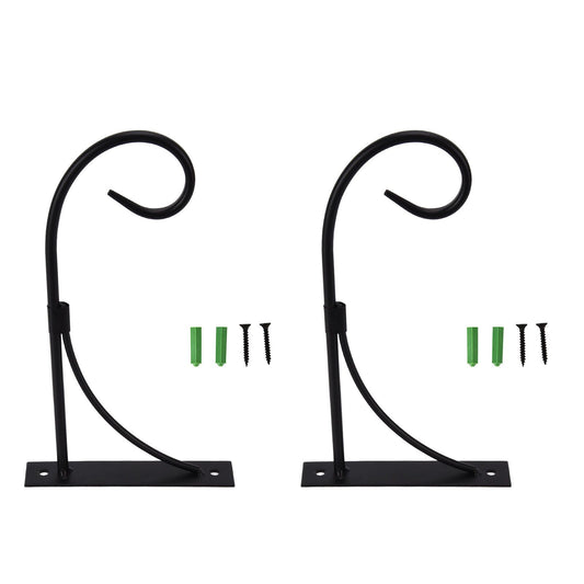 Plant Hanging Bracket Heavy Duty Metal Wall Hook Decorative Plant Hooks for Hanging Lanterns Bird Feeders V1294-YM0523-3115210197611