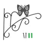 Hanging Plant Bracket Stable and Sturdy Iron Decorative Plant Hanger for Flower Bird Feeder LanternsButterfly V1294-YM0523-3115210198011