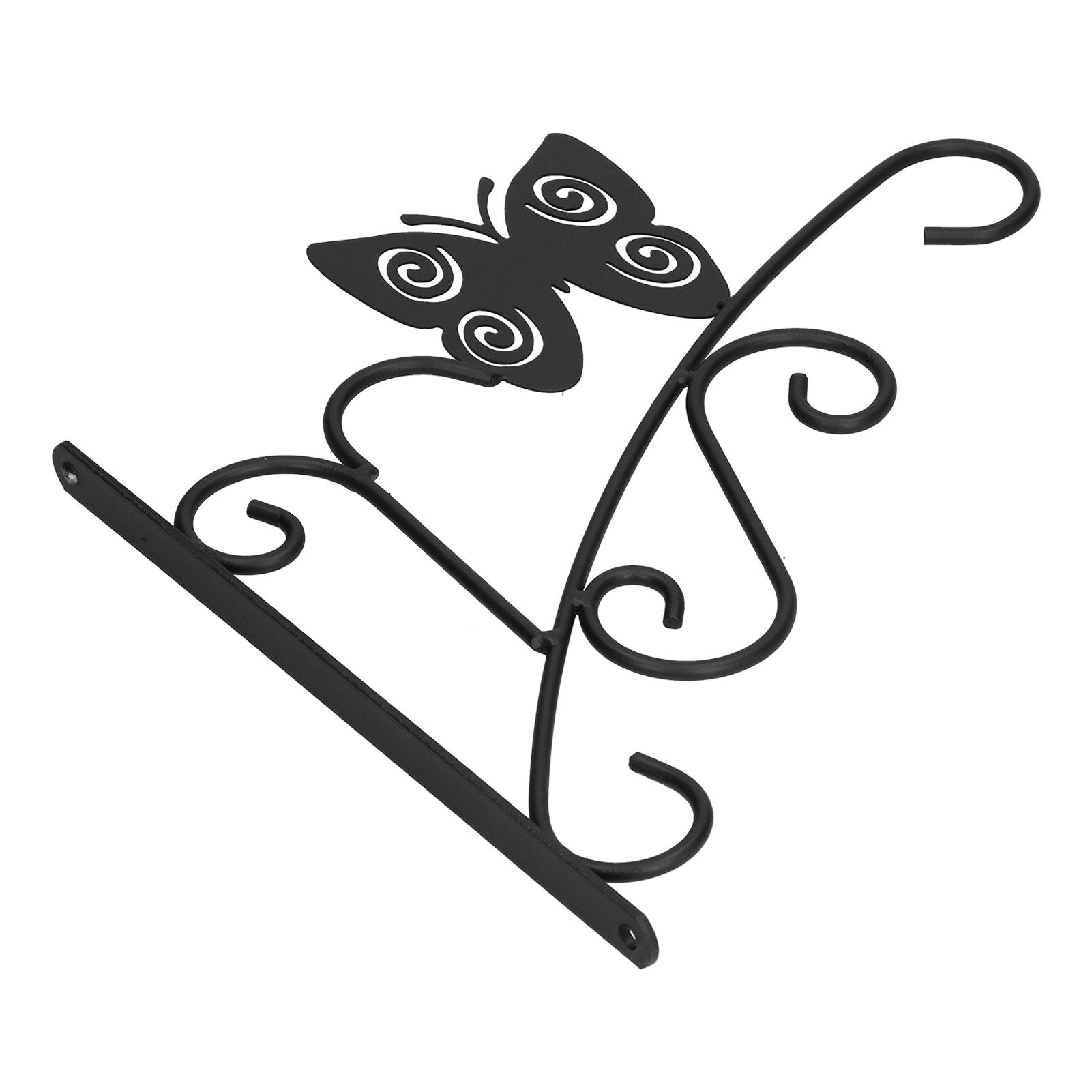 Hanging Plant Bracket Stable and Sturdy Iron Decorative Plant Hanger for Flower Bird Feeder LanternsButterfly V1294-YM0523-3115210198011