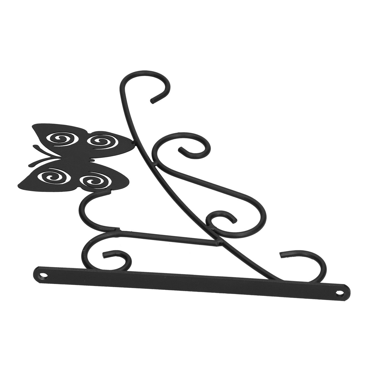 Hanging Plant Bracket Stable and Sturdy Iron Decorative Plant Hanger for Flower Bird Feeder LanternsButterfly V1294-YM0523-3115210198011