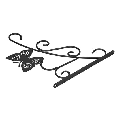 Hanging Plant Bracket Stable and Sturdy Iron Decorative Plant Hanger for Flower Bird Feeder LanternsButterfly V1294-YM0523-3115210198011