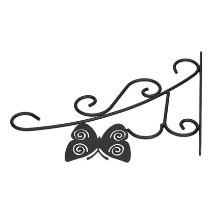 Hanging Plant Bracket Stable and Sturdy Iron Decorative Plant Hanger for Flower Bird Feeder LanternsButterfly V1294-YM0523-3115210198011