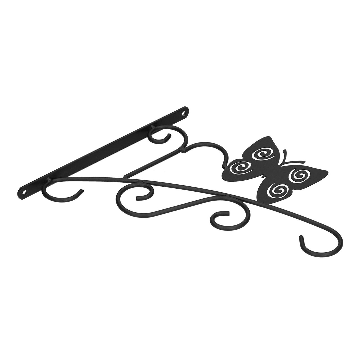 Hanging Plant Bracket Stable and Sturdy Iron Decorative Plant Hanger for Flower Bird Feeder LanternsButterfly V1294-YM0523-3115210198011