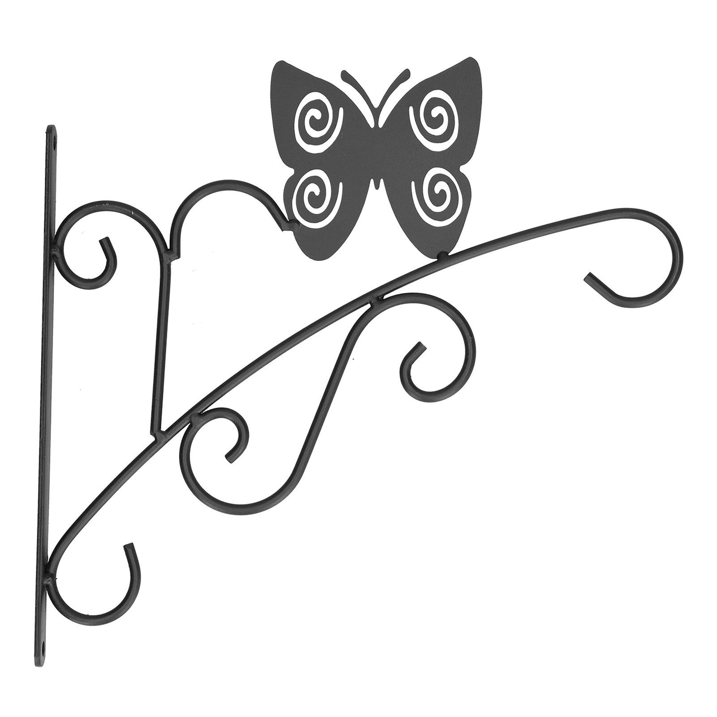 Hanging Plant Bracket Stable and Sturdy Iron Decorative Plant Hanger for Flower Bird Feeder LanternsButterfly V1294-YM0523-3115210198011