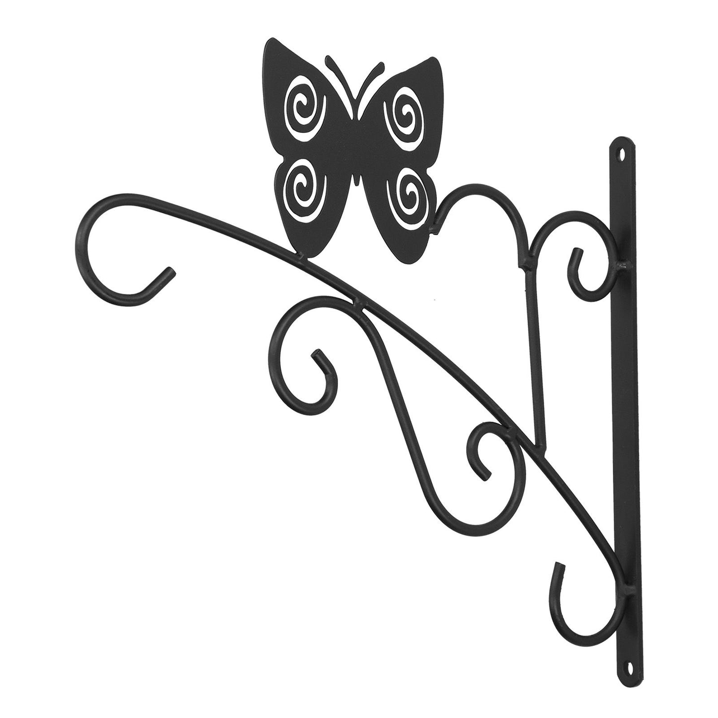 Hanging Plant Bracket Stable and Sturdy Iron Decorative Plant Hanger for Flower Bird Feeder LanternsButterfly V1294-YM0523-3115210198011