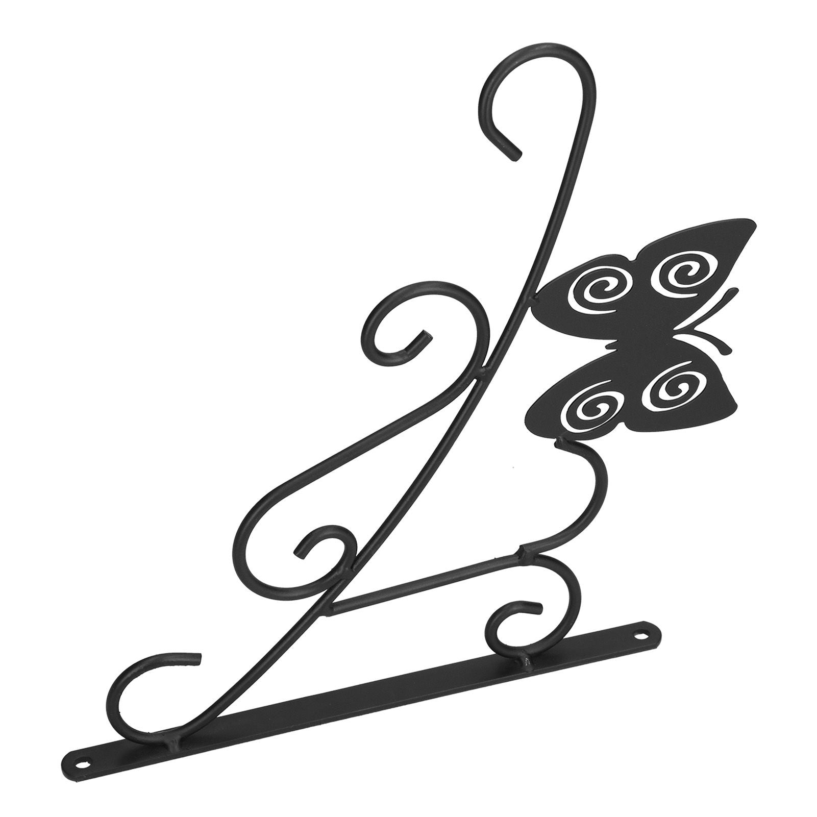 Hanging Plant Bracket Stable and Sturdy Iron Decorative Plant Hanger for Flower Bird Feeder LanternsButterfly V1294-YM0523-3115210198011