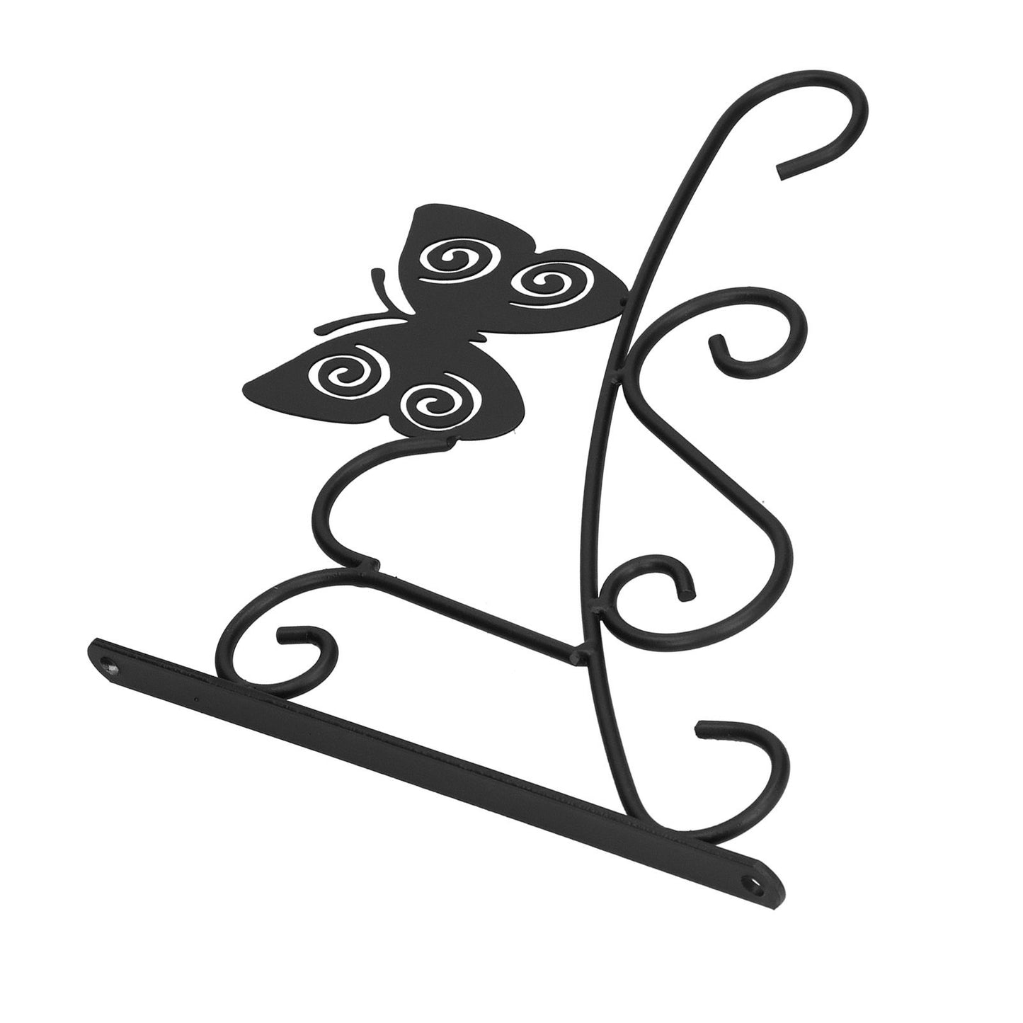 Hanging Plant Bracket Stable and Sturdy Iron Decorative Plant Hanger for Flower Bird Feeder LanternsButterfly V1294-YM0523-3115210198011
