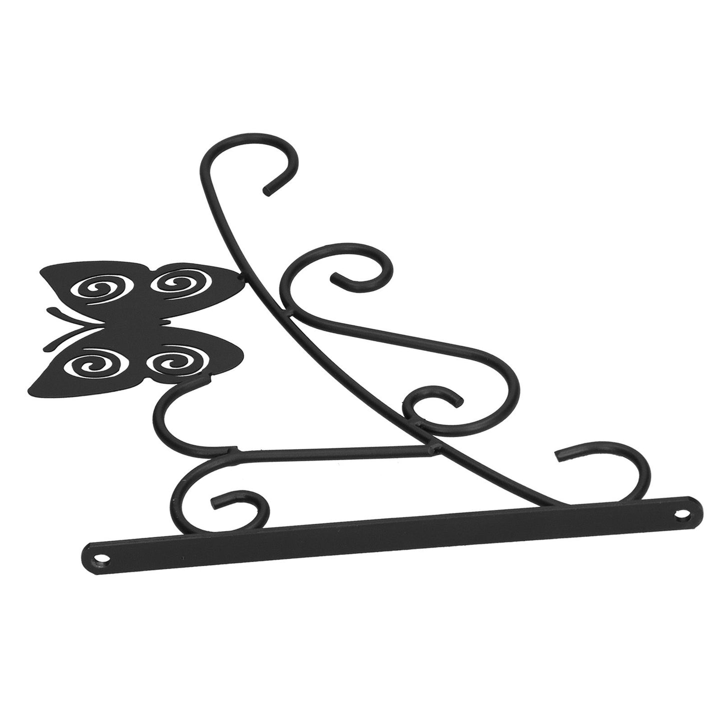 Hanging Plant Bracket Stable and Sturdy Iron Decorative Plant Hanger for Flower Bird Feeder LanternsButterfly V1294-YM0523-3115210198011