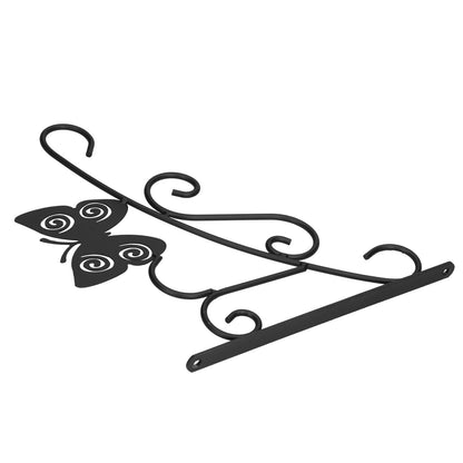 Hanging Plant Bracket Stable and Sturdy Iron Decorative Plant Hanger for Flower Bird Feeder LanternsButterfly V1294-YM0523-3115210198011