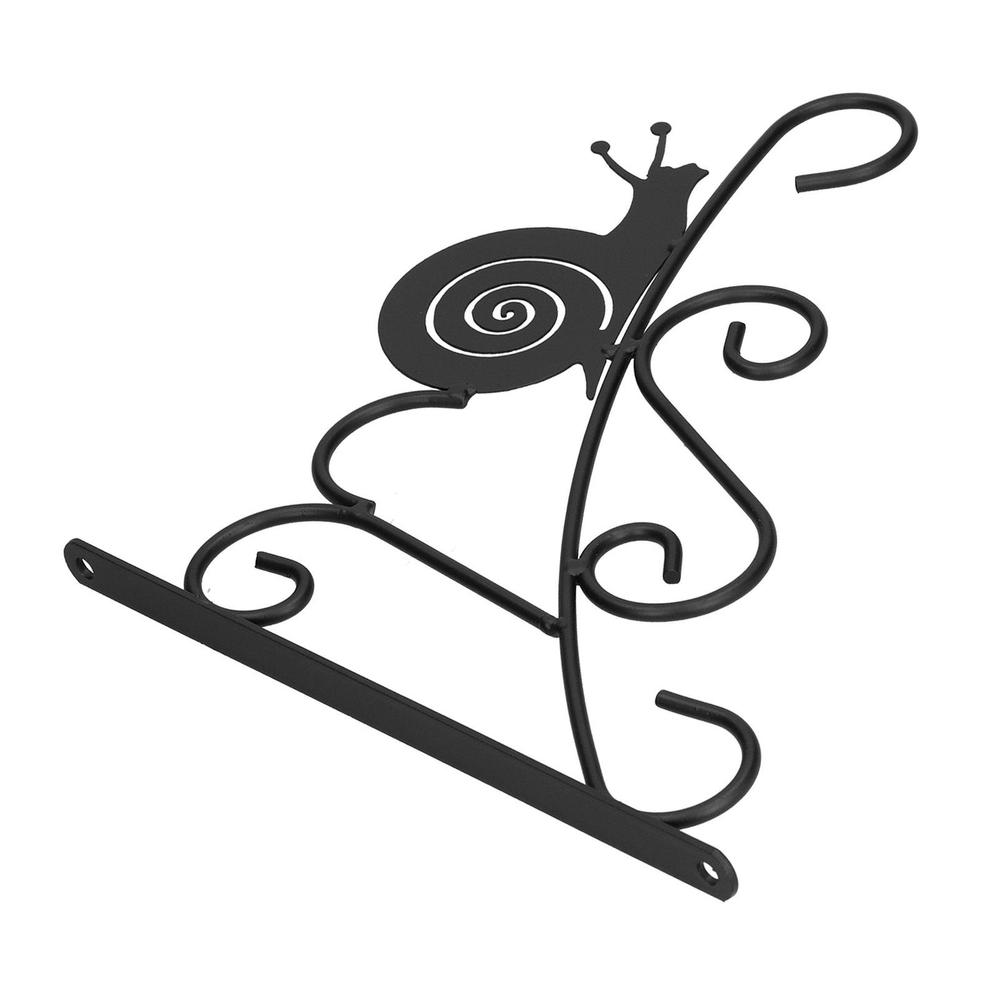 Hanging Plant Bracket Stable and Sturdy Iron Decorative Plant Hanger for Flower Bird Feeder LanternsSnails V1294-YM0523-3115210198013