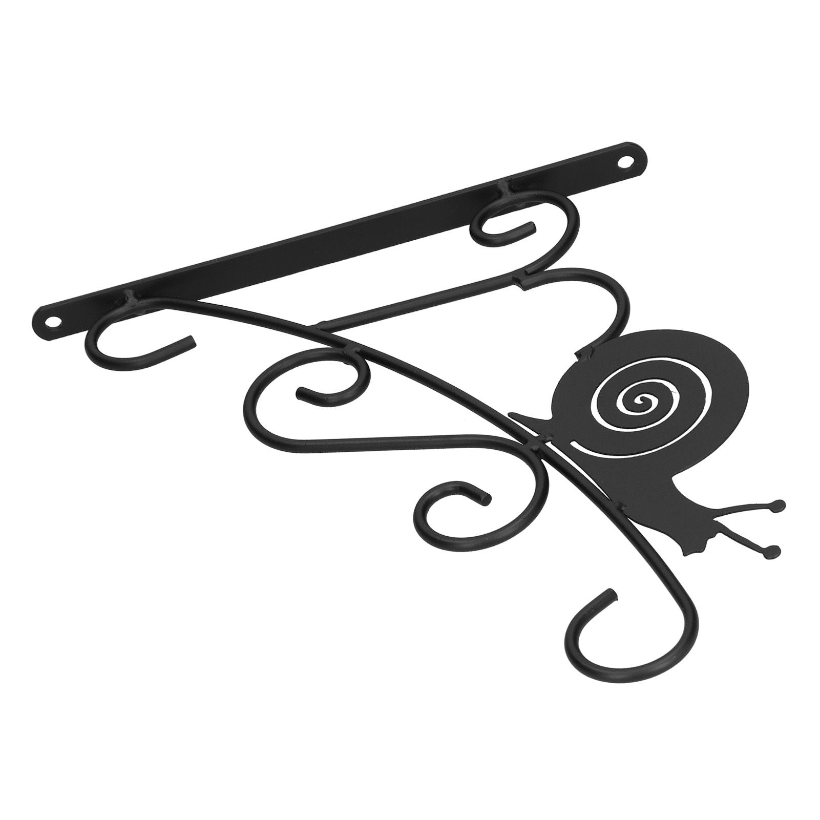 Hanging Plant Bracket Stable and Sturdy Iron Decorative Plant Hanger for Flower Bird Feeder LanternsSnails V1294-YM0523-3115210198013