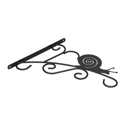 Hanging Plant Bracket Stable and Sturdy Iron Decorative Plant Hanger for Flower Bird Feeder LanternsSnails V1294-YM0523-3115210198013