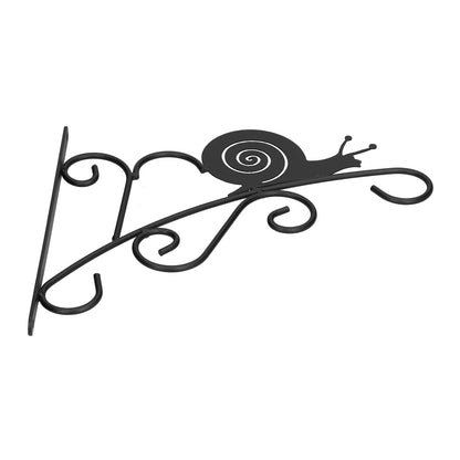 Hanging Plant Bracket Stable and Sturdy Iron Decorative Plant Hanger for Flower Bird Feeder LanternsSnails V1294-YM0523-3115210198013