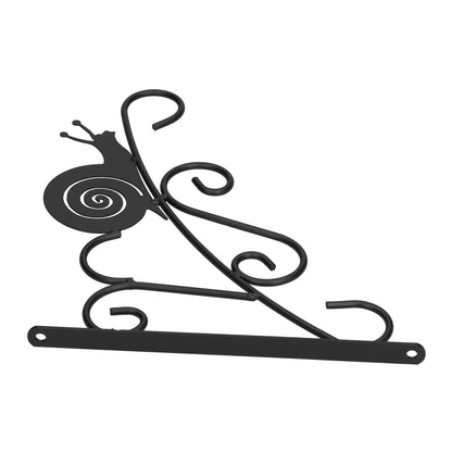Hanging Plant Bracket Stable and Sturdy Iron Decorative Plant Hanger for Flower Bird Feeder LanternsSnails V1294-YM0523-3115210198013