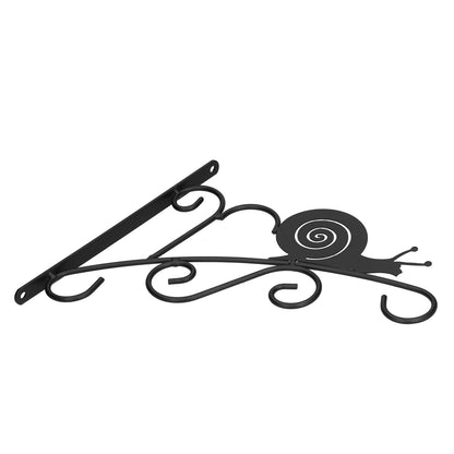 Hanging Plant Bracket Stable and Sturdy Iron Decorative Plant Hanger for Flower Bird Feeder LanternsSnails V1294-YM0523-3115210198013