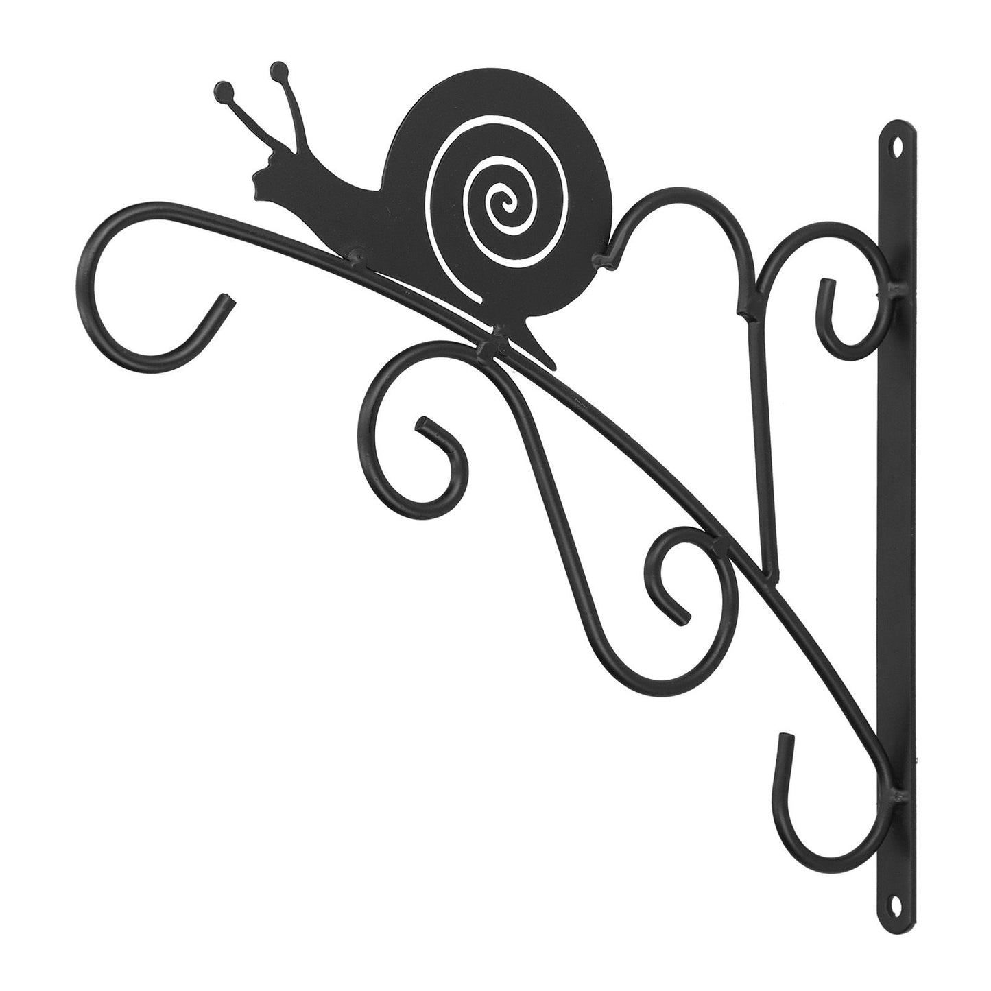 Hanging Plant Bracket Stable and Sturdy Iron Decorative Plant Hanger for Flower Bird Feeder LanternsSnails V1294-YM0523-3115210198013