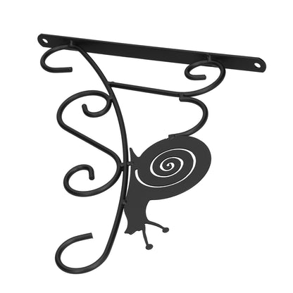 Hanging Plant Bracket Stable and Sturdy Iron Decorative Plant Hanger for Flower Bird Feeder LanternsSnails V1294-YM0523-3115210198013