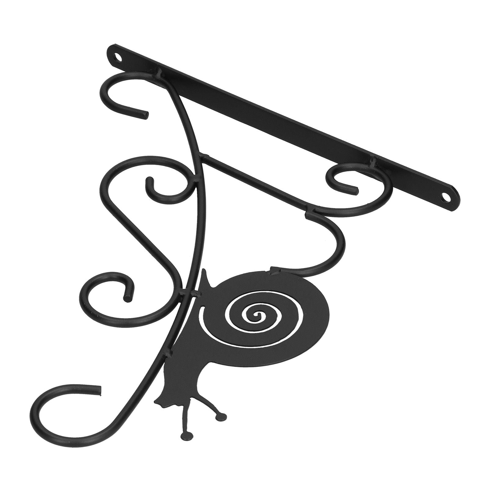 Hanging Plant Bracket Stable and Sturdy Iron Decorative Plant Hanger for Flower Bird Feeder LanternsSnails V1294-YM0523-3115210198013