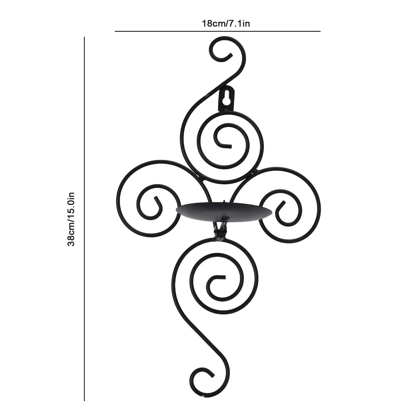 Wall Mounted Candle Stick Elegant Candle Holder for Living Room Home Decor Wedding Activities V1294-YM0523-3115210198211