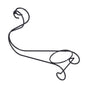Red Wine Rack Decorative Iron Modern Simple Wine Bottle Display Holder for Living Room Wine Cabinet V1294-YM0523-3115210202311