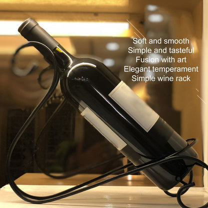 Red Wine Rack Decorative Iron Modern Simple Wine Bottle Display Holder for Living Room Wine Cabinet V1294-YM0523-3115210202311
