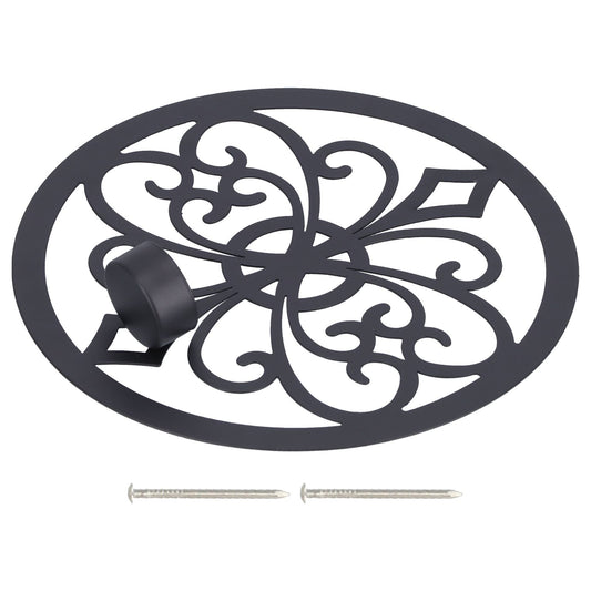 Wall Hanging Candle Holders Black European Retro Prevent Dripping Baroque Wall Candlestick V1294-YM0523-3115210203211