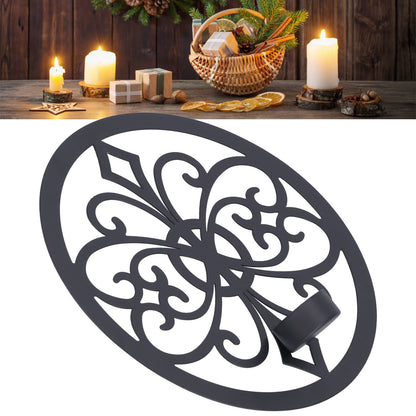 Wall Hanging Candle Holders Black European Retro Prevent Dripping Baroque Wall Candlestick V1294-YM0523-3115210203211