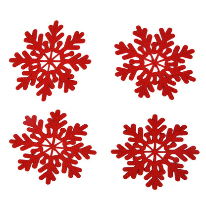 Christmas Table Runner Placemat Heat Protection Water Absorption Felt Table Runner Placemat(4 English V1294-YM0523-3115210205214