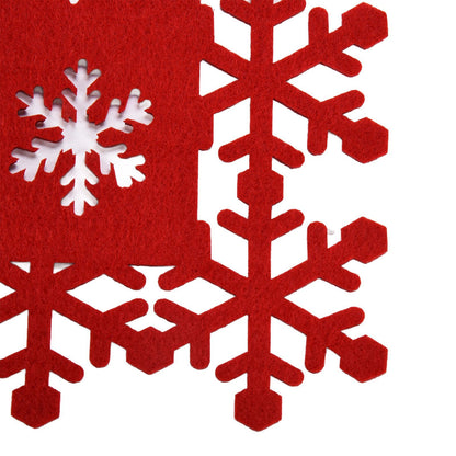 Christmas Table Runner Placemat Heat Protection Water Absorption Felt Table Runner Placemat(4 English V1294-YM0523-3115210205214