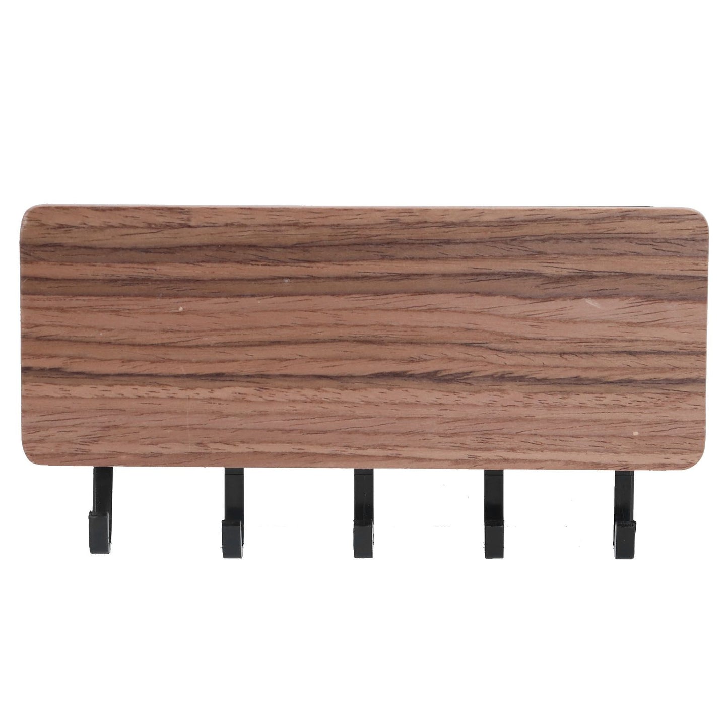 Wall Mounted Key Holder Bamboo Modern Anti Slip Key Hanger for Home Office Living RoomBrown V1294-YM0523-3115210206112