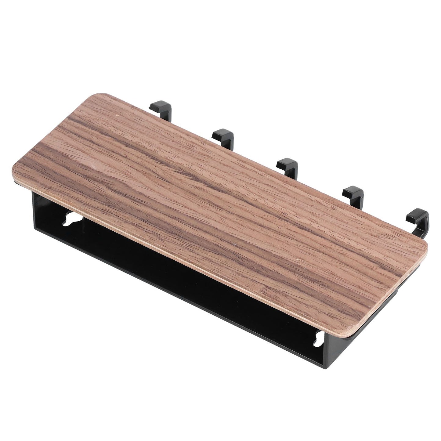 Wall Mounted Key Holder Bamboo Modern Anti Slip Key Hanger for Home Office Living RoomBrown V1294-YM0523-3115210206112