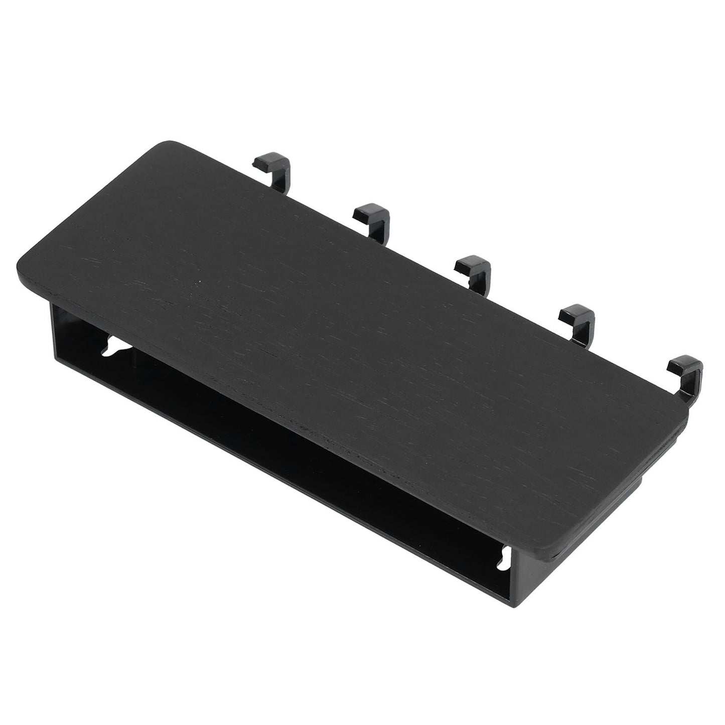 Wall Mounted Key Holder Bamboo Modern Anti Slip Key Hanger for Home Office Living RoomBlack V1294-YM0523-3115210206113