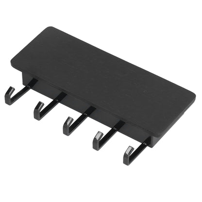 Wall Mounted Key Holder Bamboo Modern Anti Slip Key Hanger for Home Office Living RoomBlack V1294-YM0523-3115210206113