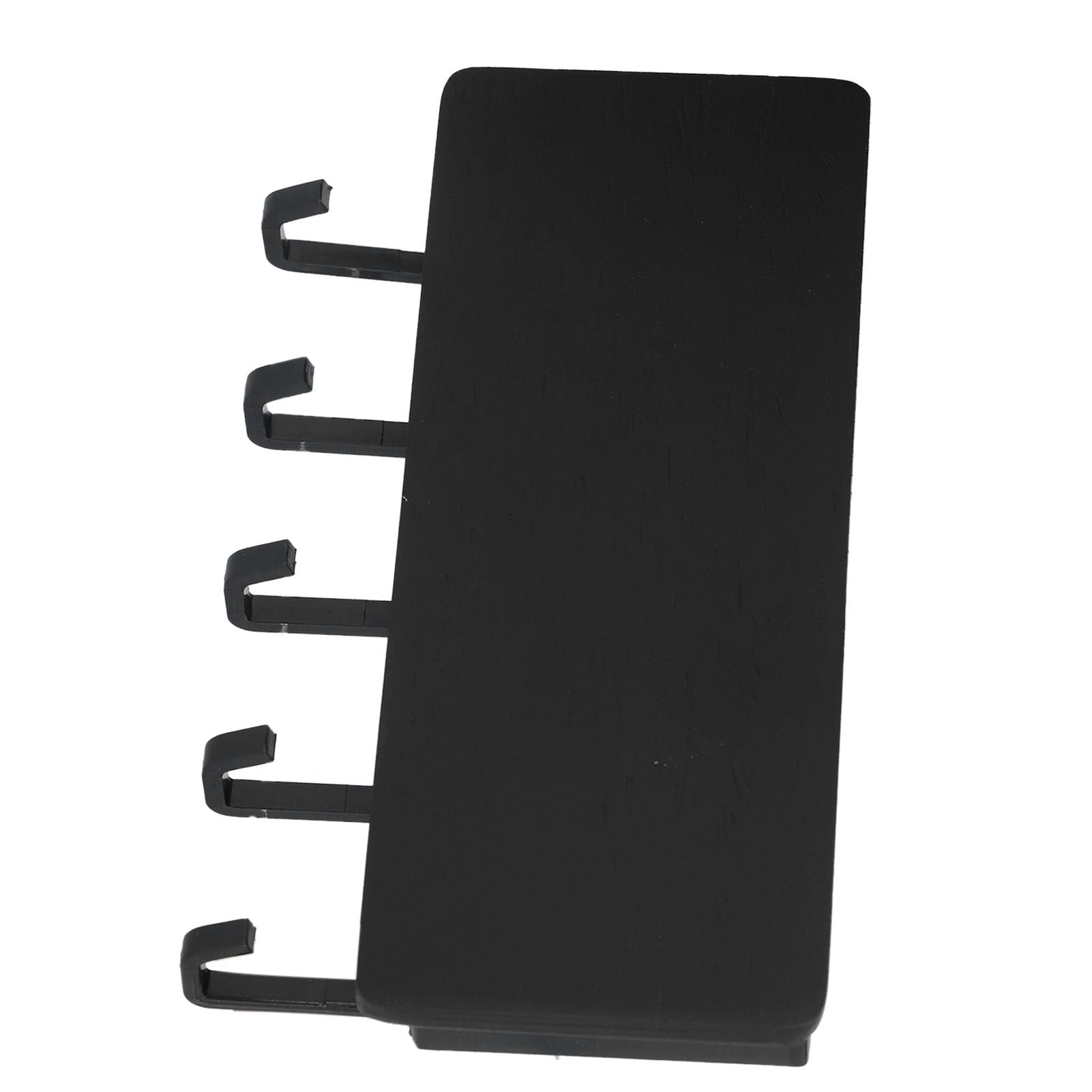 Wall Mounted Key Holder Bamboo Modern Anti Slip Key Hanger for Home Office Living RoomBlack V1294-YM0523-3115210206113