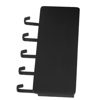 Wall Mounted Key Holder Bamboo Modern Anti Slip Key Hanger for Home Office Living RoomBlack V1294-YM0523-3115210206113