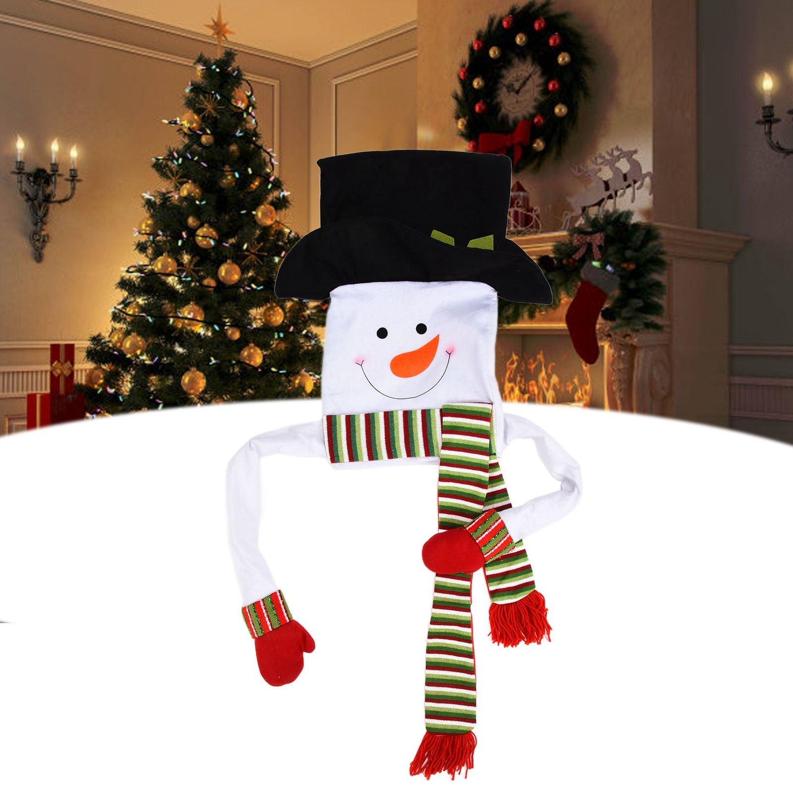 Snowman Christmas Tree Decor Snow Man Topper Ornament for Home Christmas Decoration V1294-YM0523-3115210206311
