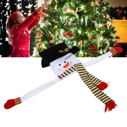 Snowman Christmas Tree Decor Snow Man Topper Ornament for Home Christmas Decoration V1294-YM0523-3115210206311