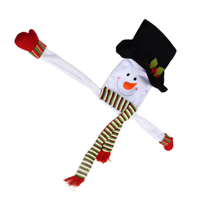 Snowman Christmas Tree Decor Snow Man Topper Ornament for Home Christmas Decoration V1294-YM0523-3115210206311