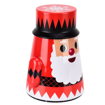 Christmas Candy Iron Box Roly Poly Design Santa Claus Snowman Candy Cans Storage BoxSanta Claus V1294-YM0523-3115210208011