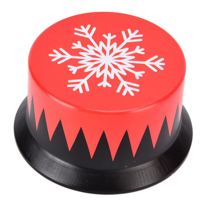 Christmas Candy Iron Box Roly Poly Design Santa Claus Snowman Candy Cans Storage BoxSanta Claus V1294-YM0523-3115210208011
