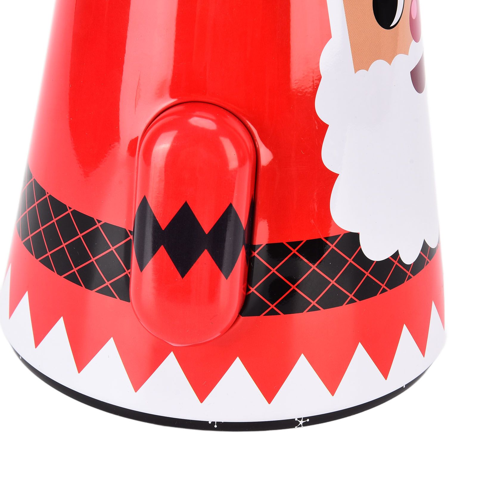 Christmas Candy Iron Box Roly Poly Design Santa Claus Snowman Candy Cans Storage BoxSanta Claus V1294-YM0523-3115210208011