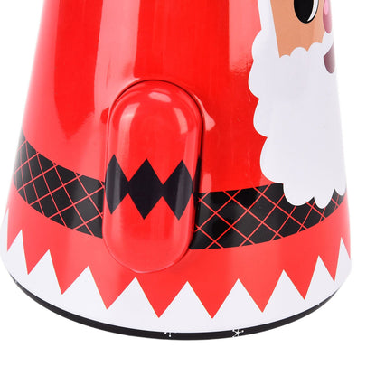 Christmas Candy Iron Box Roly Poly Design Santa Claus Snowman Candy Cans Storage BoxSanta Claus V1294-YM0523-3115210208011