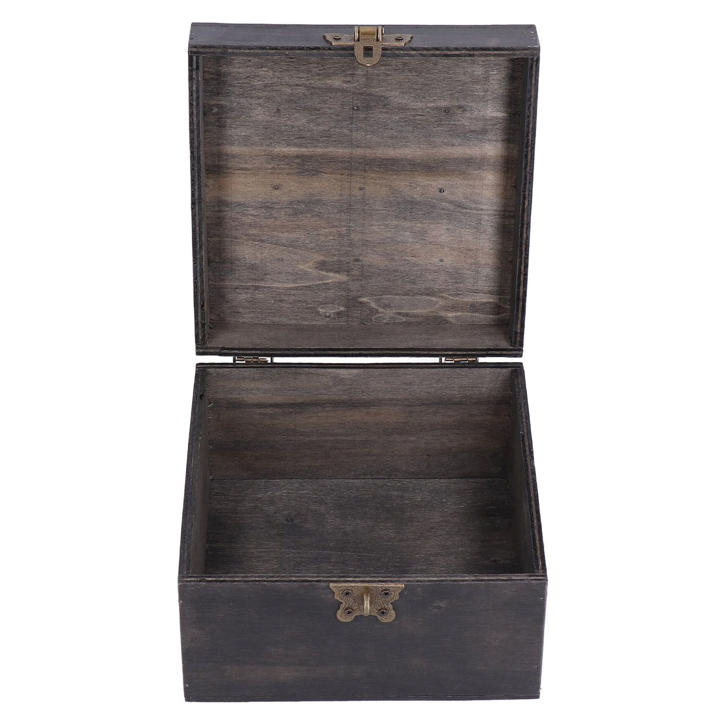 Treasure Props Storage Box with Password Lock Retro Wooden Storage Box for Home Living Room V1294-YM0523-3115210208511