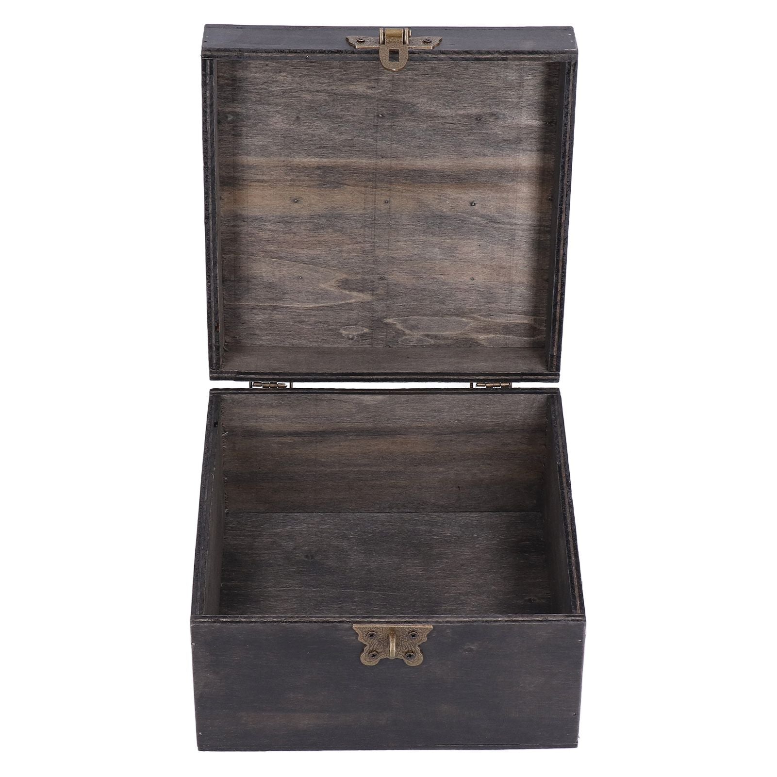 Treasure Props Storage Box with Password Lock Retro Wooden Storage Box for Home Living Room V1294-YM0523-3115210208511