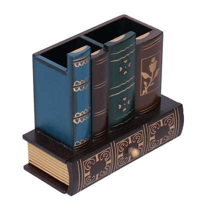 Retro Style Pencil Holder Pen Cup Desktop Storage Organizer Decoration for Home Office V1294-YM0523-3115210210111