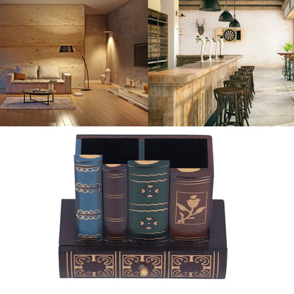 Retro Style Pencil Holder Pen Cup Desktop Storage Organizer Decoration for Home Office V1294-YM0523-3115210210111