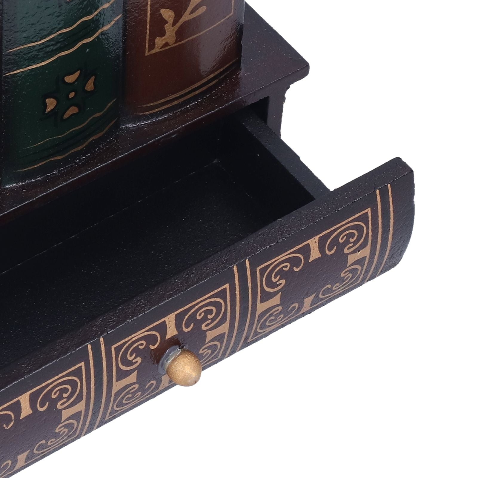 Retro Style Pencil Holder Pen Cup Desktop Storage Organizer Decoration for Home Office V1294-YM0523-3115210210111