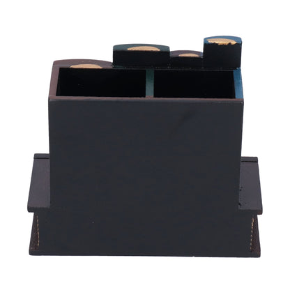 Retro Style Pencil Holder Pen Cup Desktop Storage Organizer Decoration for Home Office V1294-YM0523-3115210210111